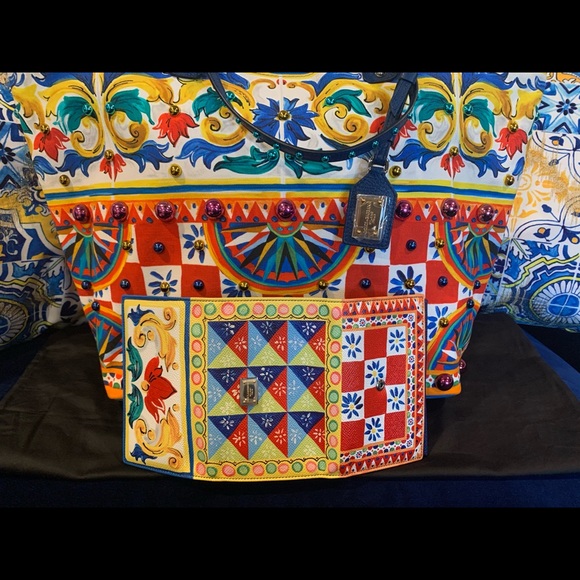 Dolce & Gabbana BEATRICE MAJOLICA bag & WALLET. - Picture 11 of 16